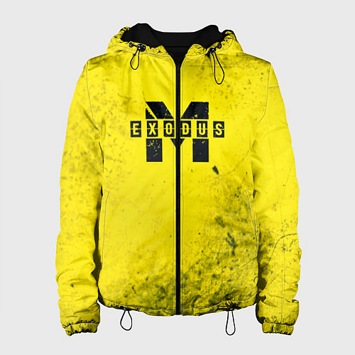Женская куртка Metro Exodus: Yellow Grunge / 3D-Черный – фото 1