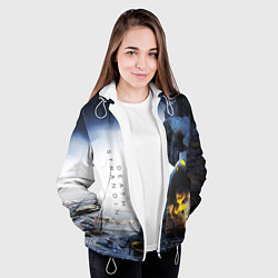 Куртка с капюшоном женская Death Stranding: Exclusive, цвет: 3D-белый — фото 2