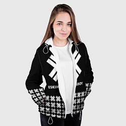 Куртка с капюшоном женская Eskimo Callboy: Cross, цвет: 3D-белый — фото 2