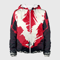 Куртка с капюшоном женская God of War: Mountain Warrior, цвет: 3D-белый