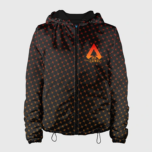 Женская куртка Apex Legends: Orange Dotted / 3D-Черный – фото 1