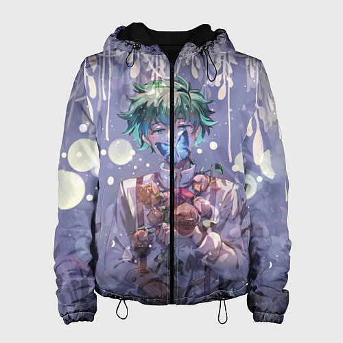 Женская куртка My Hero Academia в кустах / 3D-Черный – фото 1