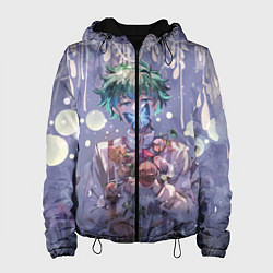 Куртка с капюшоном женская My Hero Academia в кустах, цвет: 3D-черный