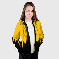 Куртка с капюшоном женская TWENTY ONE PILOTS, цвет: 3D-черный — фото 2