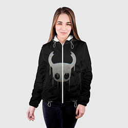 Куртка с капюшоном женская Hollow Knight, цвет: 3D-белый — фото 2