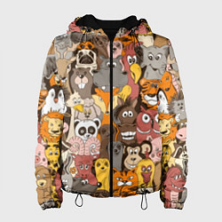 Женская куртка Прикольные зверушки