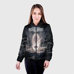Куртка с капюшоном женская Hollow Knight, цвет: 3D-черный — фото 2