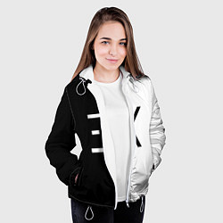 Куртка с капюшоном женская Егор Крид: ЕК, цвет: 3D-белый — фото 2