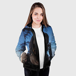 Куртка с капюшоном женская Киану Ривз, цвет: 3D-черный — фото 2