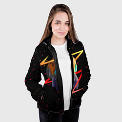 Куртка с капюшоном женская Dota 2 Tinker, цвет: 3D-черный — фото 2