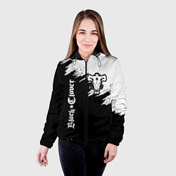 Куртка с капюшоном женская ЧЁРНЫЙ КЛЕВЕР, цвет: 3D-черный — фото 2