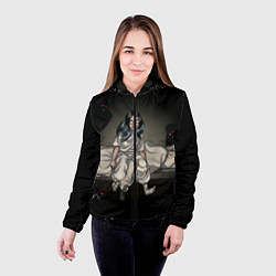 Куртка с капюшоном женская Billie Eilish: Fall Asleep, цвет: 3D-черный — фото 2