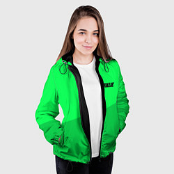 Куртка с капюшоном женская Billie Eilish: Duo Green, цвет: 3D-черный — фото 2