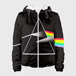 Куртка с капюшоном женская PINK FLOYD, цвет: 3D-белый