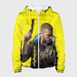 Куртка с капюшоном женская Cyberpunk 2077: Jackie Wells, цвет: 3D-белый