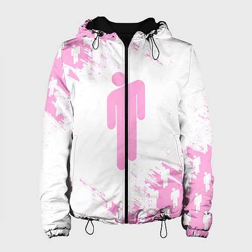 Женская куртка Billie Eilish: Pink Style / 3D-Черный – фото 1