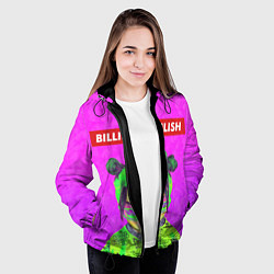 Куртка с капюшоном женская Billie Eilish, цвет: 3D-черный — фото 2