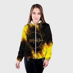 Куртка с капюшоном женская DOCTOR WHO, цвет: 3D-белый — фото 2