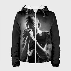 Куртка с капюшоном женская Chester Bennington Linkin Park, цвет: 3D-белый