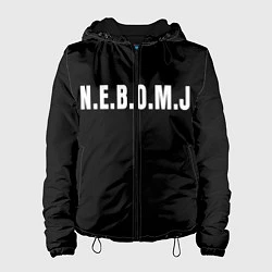 Куртка с капюшоном женская NEBOMJ Black, цвет: 3D-черный