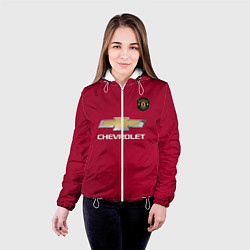 Куртка с капюшоном женская Lingard Manchester United, цвет: 3D-белый — фото 2