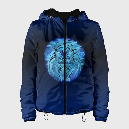 Женская куртка Знаки Зодиака Лев / 3D-Черный – фото 1