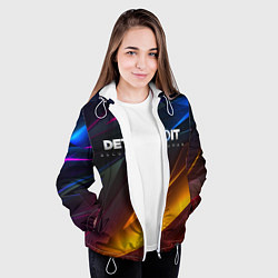 Куртка с капюшоном женская DETROIT BECOME HUMAN, цвет: 3D-белый — фото 2