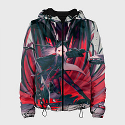 Куртка с капюшоном женская Arknights art, цвет: 3D-черный