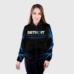 Куртка с капюшоном женская DETROIT: BECOME HUMAN, цвет: 3D-черный — фото 2
