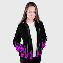 Куртка с капюшоном женская Billie Eilish, цвет: 3D-черный — фото 2