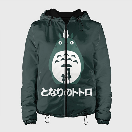 Женская куртка Totoro / 3D-Черный – фото 1