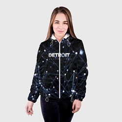 Куртка с капюшоном женская Detroit:Become Human Exclusive, цвет: 3D-белый — фото 2