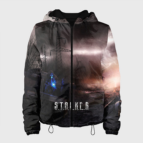 Женская куртка STALKER GAME / 3D-Черный – фото 1