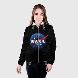 Куртка с капюшоном женская NASA Black Hole, цвет: 3D-белый — фото 2