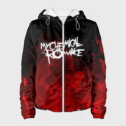 Куртка с капюшоном женская My Chemical Romance, цвет: 3D-белый