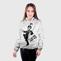 Куртка с капюшоном женская My Chemical Romance, цвет: 3D-белый — фото 2