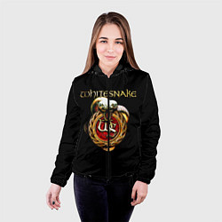 Куртка с капюшоном женская Whitesnake, цвет: 3D-черный — фото 2
