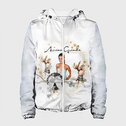 Куртка с капюшоном женская ARIANA GRANDE, цвет: 3D-белый