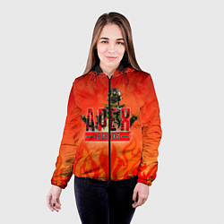 Куртка с капюшоном женская Apex Legends, цвет: 3D-черный — фото 2