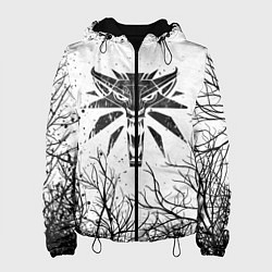 Куртка с капюшоном женская ВЕДЬМАК, цвет: 3D-черный