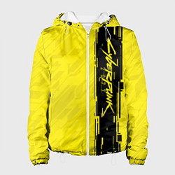 Куртка с капюшоном женская CYBERPUNK 2077, цвет: 3D-белый