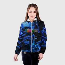 Куртка с капюшоном женская Terraria, цвет: 3D-белый — фото 2