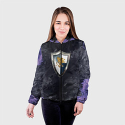 Куртка с капюшоном женская Heroes of Might and Magic, цвет: 3D-черный — фото 2