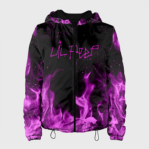Женская куртка LIL PEEP FIRE / 3D-Черный – фото 1