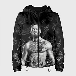 Куртка с капюшоном женская CONOR McGREGOR, цвет: 3D-черный
