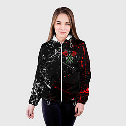 Куртка с капюшоном женская Payton Moormeier: TikTok, цвет: 3D-белый — фото 2