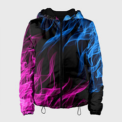Куртка с капюшоном женская БИТВА ОГНЕЙ, цвет: 3D-черный