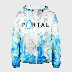 Куртка с капюшоном женская PORTAL, цвет: 3D-белый