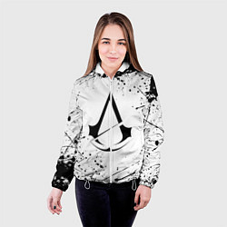 Куртка с капюшоном женская ASSASSINS CREED, цвет: 3D-белый — фото 2
