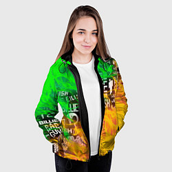 Куртка с капюшоном женская BILLIE EILISH, цвет: 3D-черный — фото 2